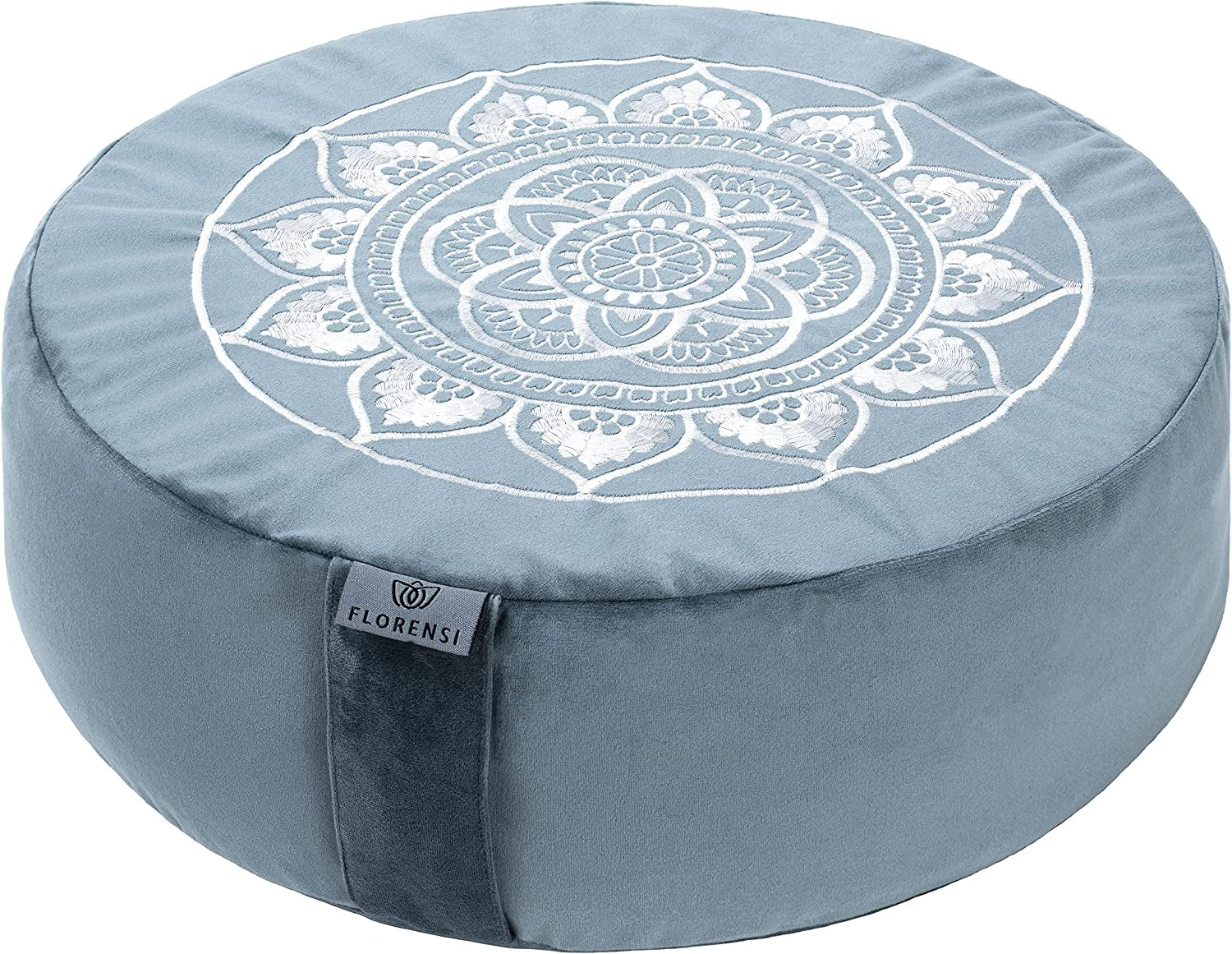 Himalayan Glow Meditation Cushion: Traditional Tibetan Velvet Floor Seating for Adults