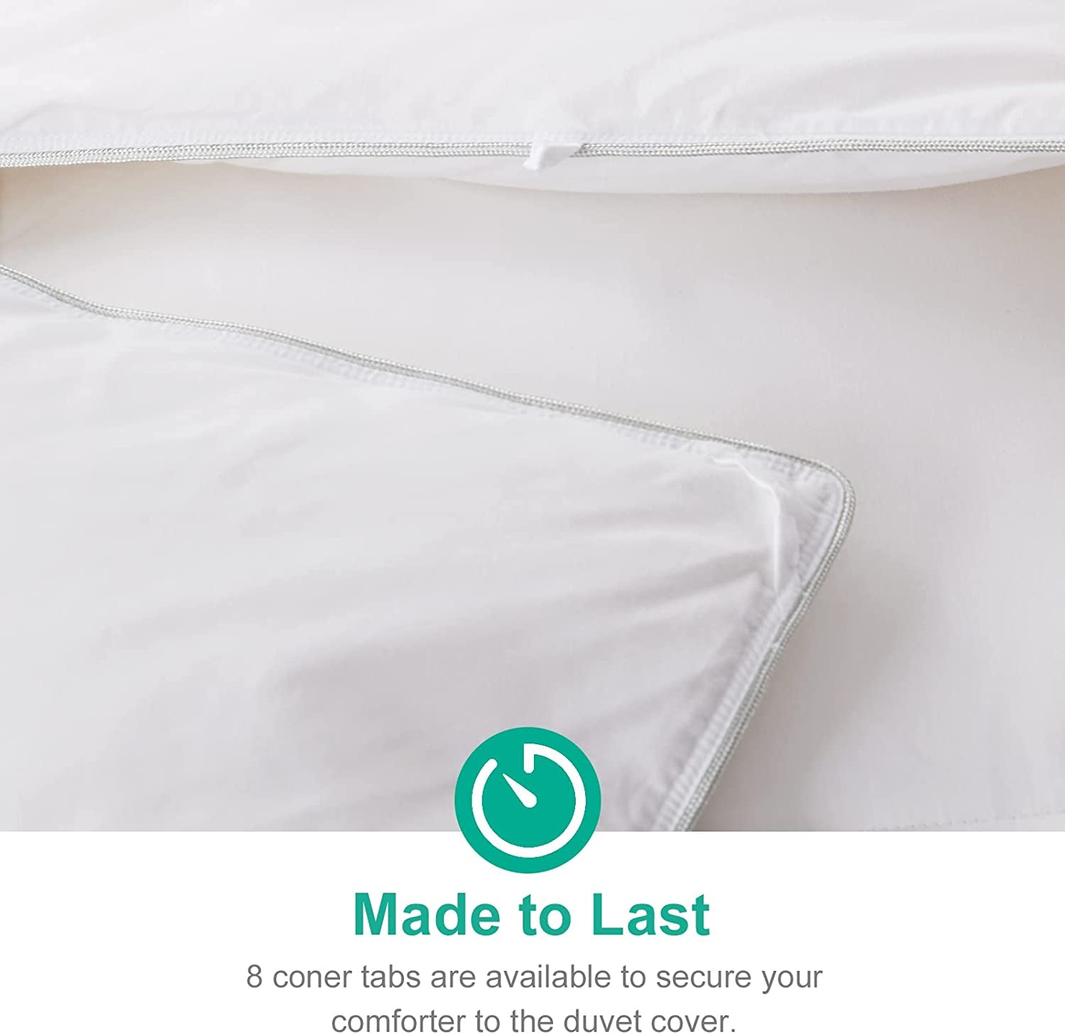 The Glacier Core Comforter: High Fill-Power Thicker Winter Duvet (California King)