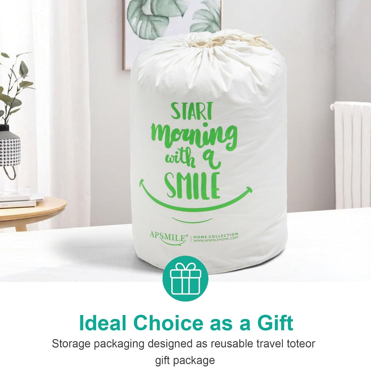 The Glacier Core Comforter: High Fill-Power Thicker Winter Duvet (California King)